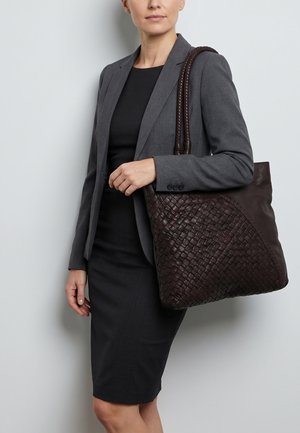 VENEZIA, HANDBAG - Cabas - dark brown