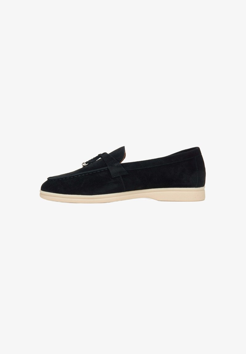 ESTRO MOKASYNY Z Z OZDOBNYM - Mocassins - black