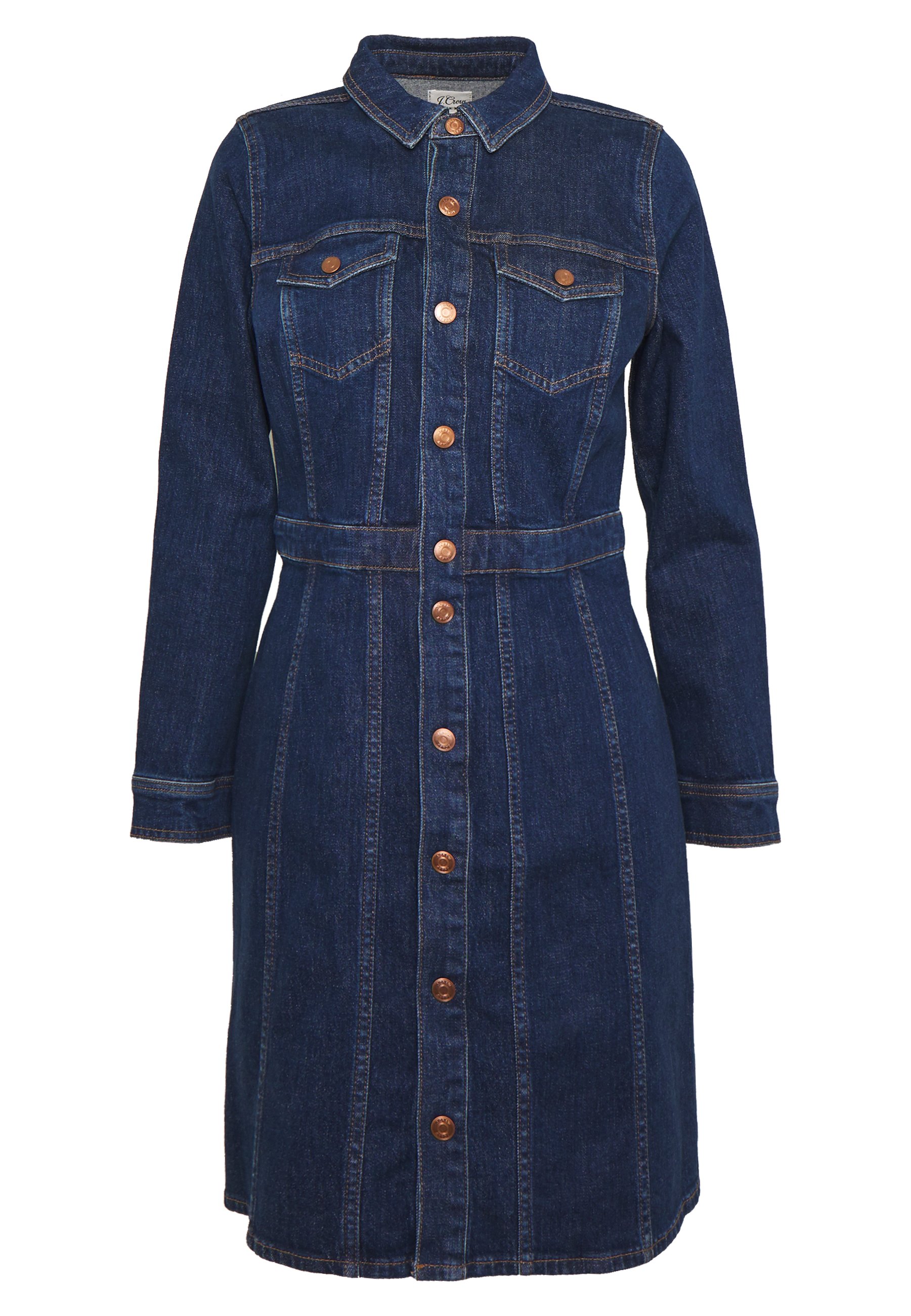 j crew denim dress
