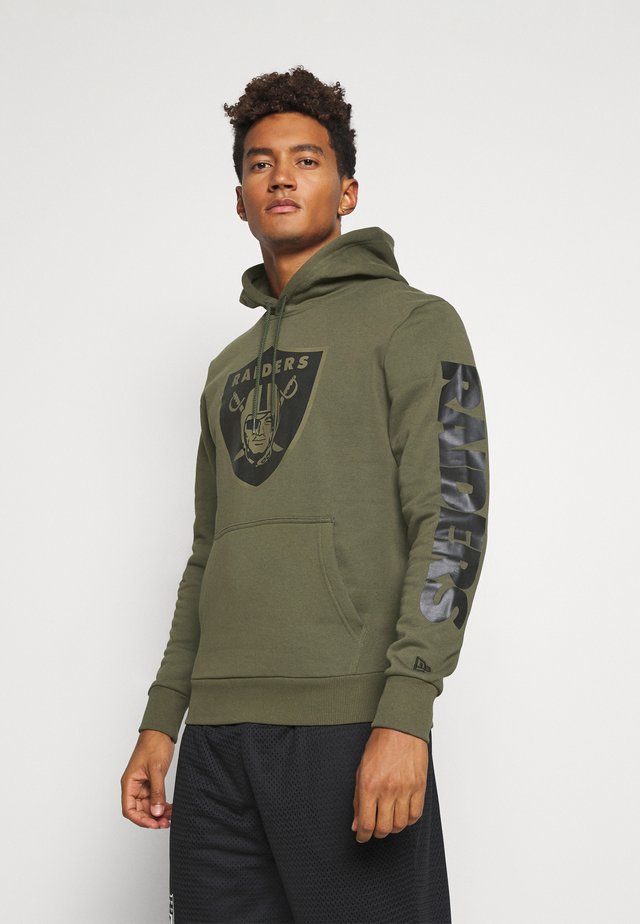NFL DIGI OAKLAND RAIDERS HOODY - Fanartikel - mottled olive