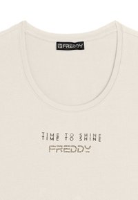 Freddy STRETCH CON GRAFICA BICOLORE - Camiseta estampada - sugar swizzle