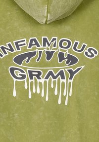 Grimey SUDADERA FOLLOW THE DOLLAR WASHED VINTAGE - Jersey con capucha - verde