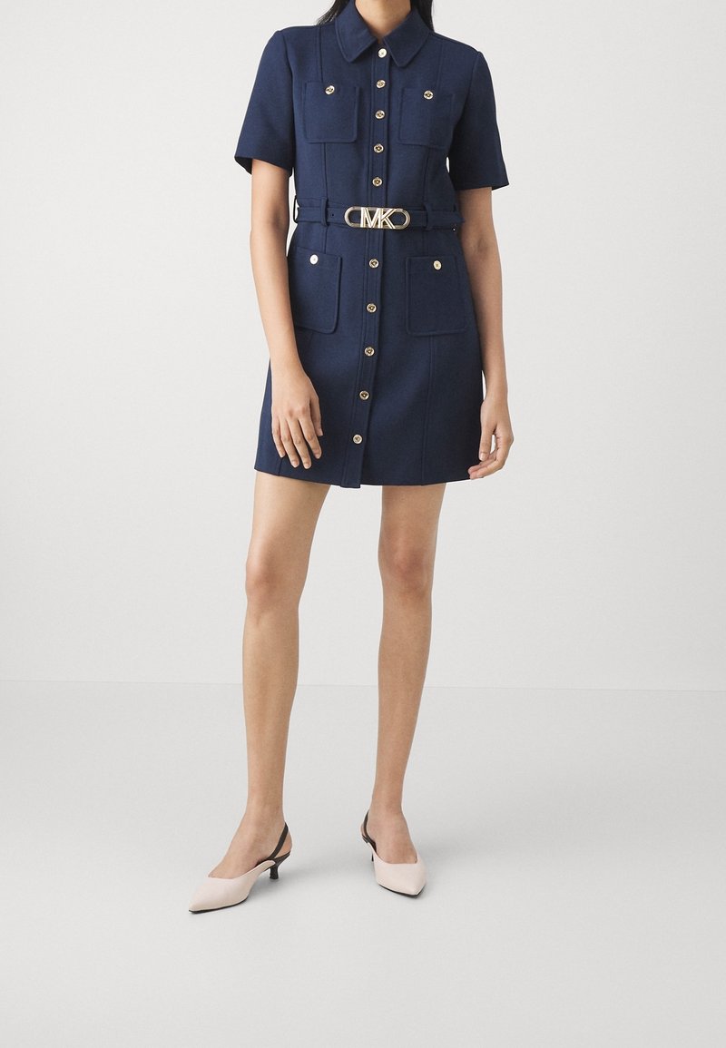 MICHAEL Michael Kors Shirt dress - blue - (Pre-owned) - Zalando.ie