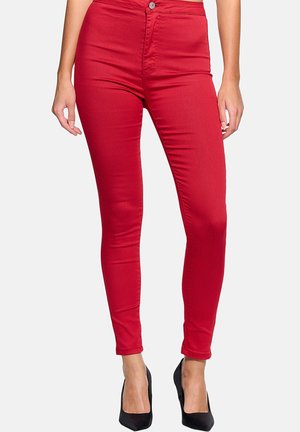 STRETCH - Jeans Skinny Fit - rot