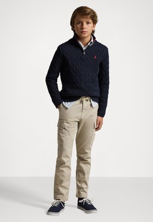 Polo Ralph Lauren STRETCH CHINO CARGO TROUSER - Pantalon cargo - classic stone