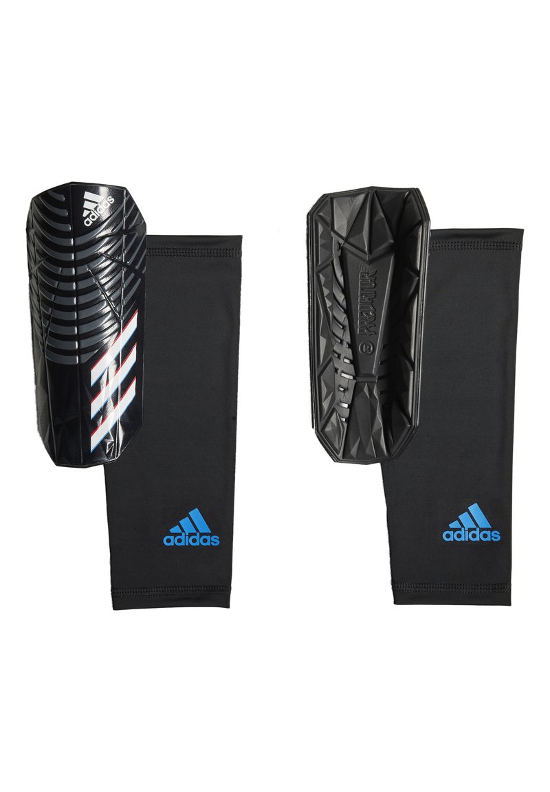 adidas Performance PREDATOR Shin pads black white team dark grey/black Zalando.co.uk
