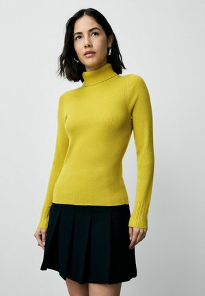ROLL NECK  - Neule - citrine yellow