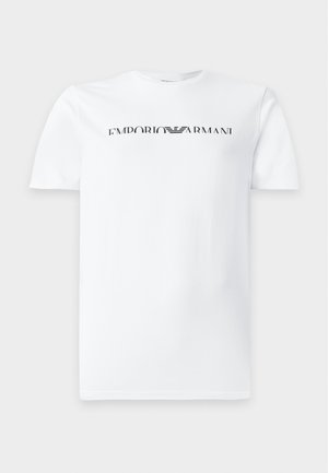 Emporio Armani, SLEEVE CREW NECK - Φανέλα - white