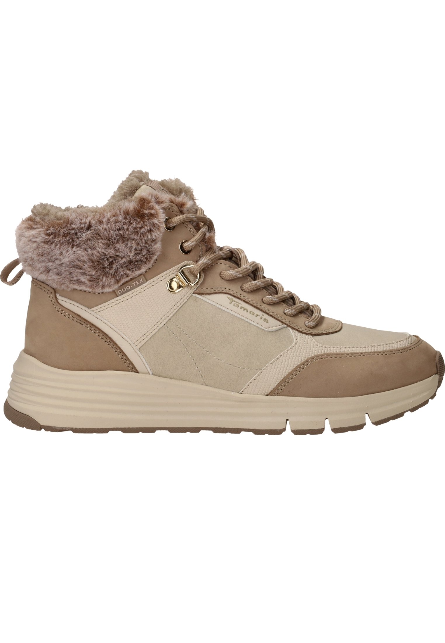 Tamaris Lace-up ankle boots beige Zalando