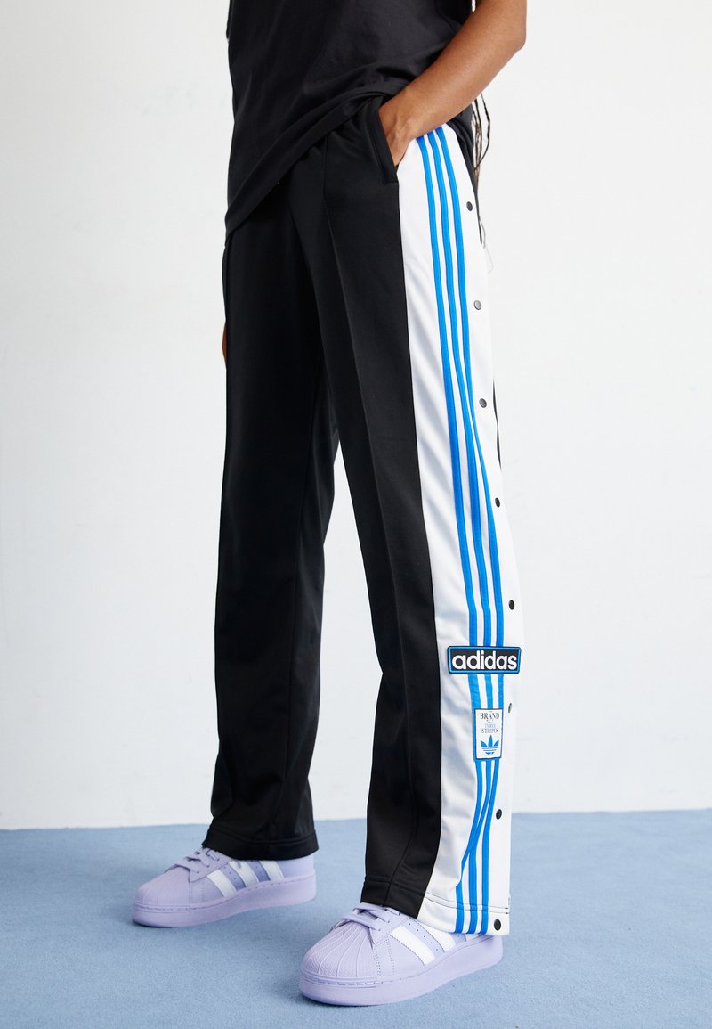 adidas Originals - BREAK  - Tracksuit bottoms - black/blue bird/white, Enlarge