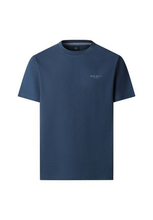 Hackett London, HACKETT LONDON SHIRT MELANGE STRIPE - Camiseta básica - teal blue