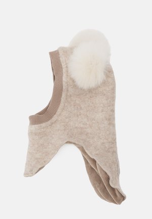 UNISEX BIG BEAR HAT NECK COVER - Hat - sand/off white