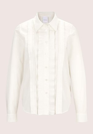 MADELEINE, MADELEINE BLUSE HEMDBLUSE MIT BIESEN - Button-down blouse - white