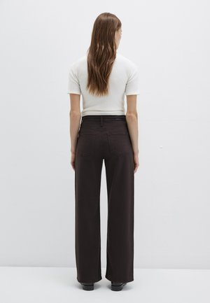 MALIBU W/BELT - Relaxed fit jeans - chocolate colored denim