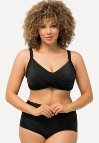 Ulla Popken DRAPIERUNG SOFTCUPS TRÄGER VERSTELLBAR - Bikinitop - schwarz
