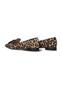 Notre-V Ballerina's - leopardo cuoio nappa nero