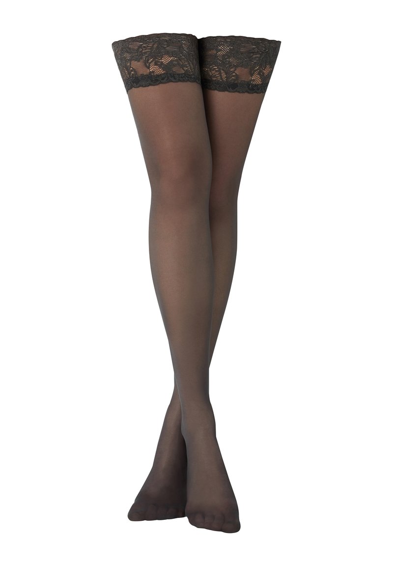 Calzedonia 40 DEN SHEER - Overknæstrømper - grey
