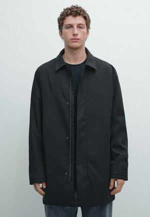 Short coat - mottled dark blue