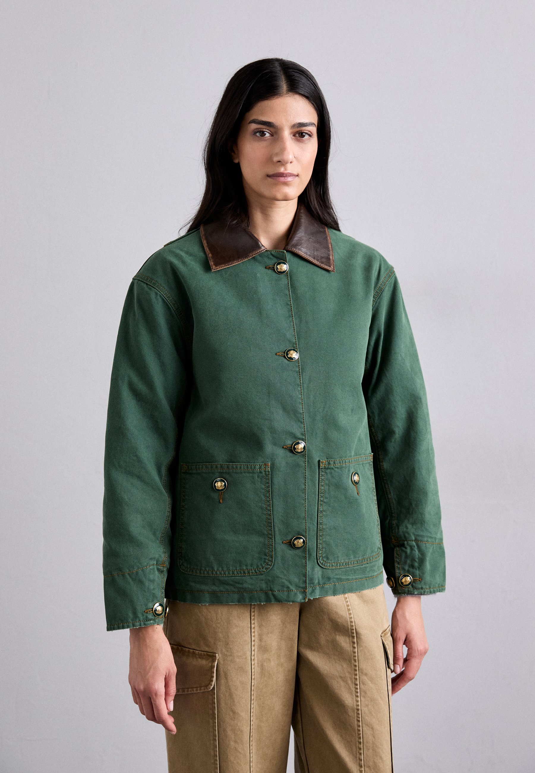 sandro ANCIEN Summer jacket vert fonce/green Zalando