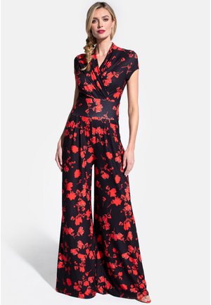Overall / Jumpsuit - red/black