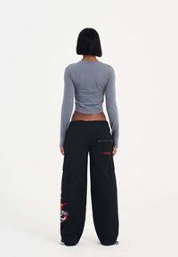 Ed Hardy VIBRANT DRAGON LONG SLEEVE - Long sleeved top - black