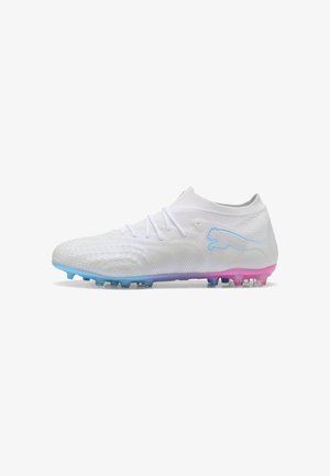 Puma, FUTURE 9 ULTIMATE WHITE MG FUSSBALLSCHUHE UNISEX - Football boots artificial grass - white-luminous blue-luminous pink