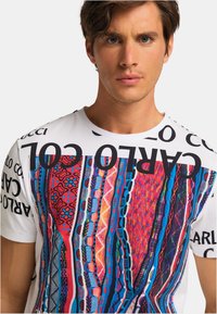 Carlo Colucci UNISEX - T-shirt estampada - white