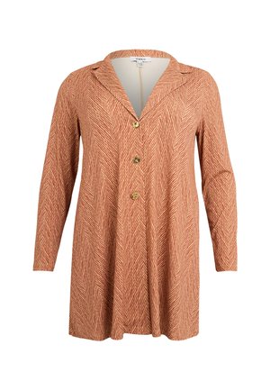 YOEK, YOEK DAMEN BLAZER MIT LANGARM - Korte frakker - mid brown