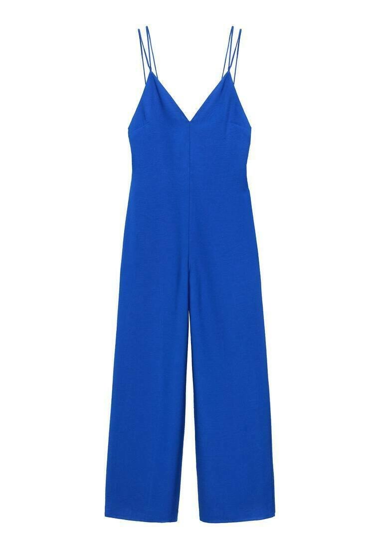 Mango Jumpsuit donkerblauw