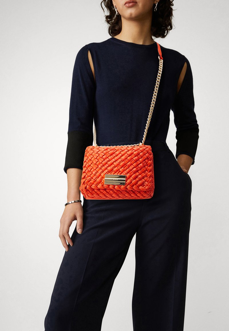 ALDO RATTANI Across body bag dark orange/orange Zalando.co.uk