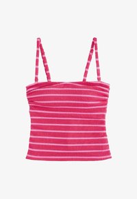 Valgt, pink red stripe crinkle