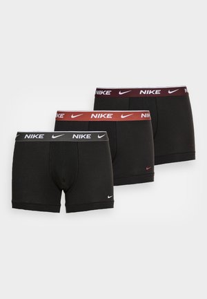 TRUNK 3 PACK - Culotte - black/rust/charcoal heather/burgundy