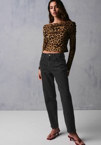 Next PETITE - Mom Jeans - washed black