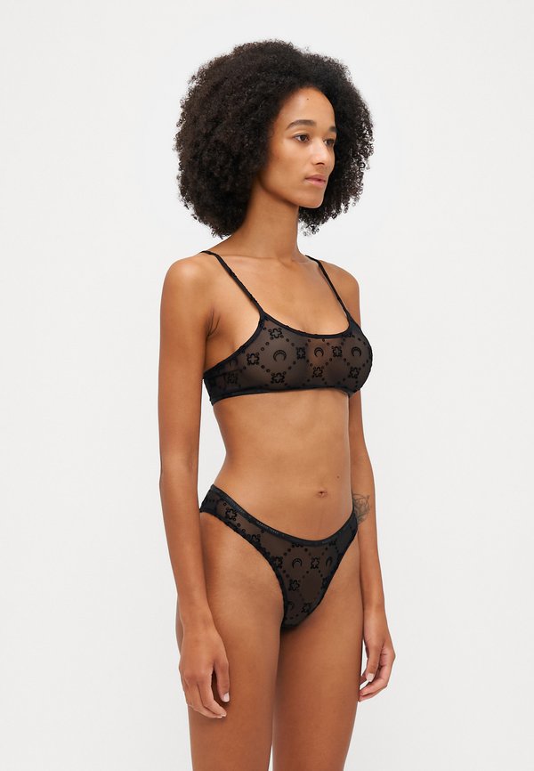 MOONOGRAM MESH FLOCK BRALETTE - Bustier3