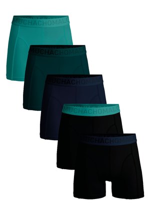 5-PACK LIGHT SOLID - Boxershort - black blue green