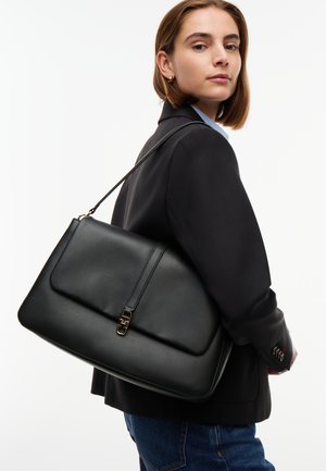 Tommy Hilfiger, LIBRE SATCHEL - Håndtasker - black