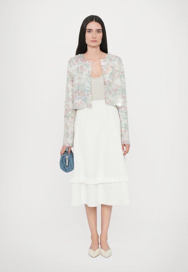 TRIM SKIRT - A-line skirt - cream4