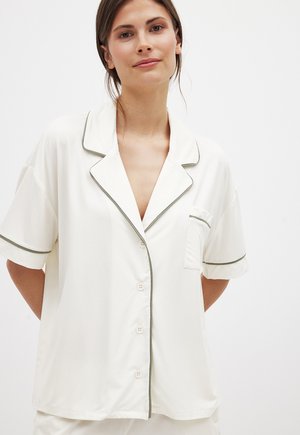 SHORT SLEEVE - Pyžamový vrchný diel - white green