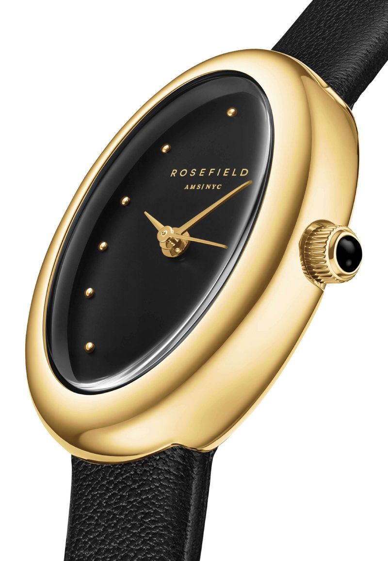 Eichmüller Orologio da Donna 7031-04 Nero Cinturino IN Pelle 28