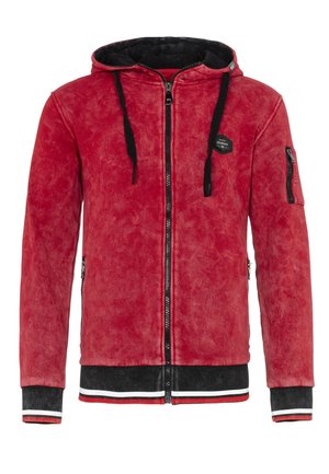 Cipo & Baxx Sweater met rits - red