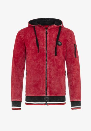 Cipo & Baxx Sweater met rits - red