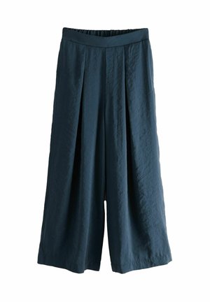 WIDE LEG - Broek - navy