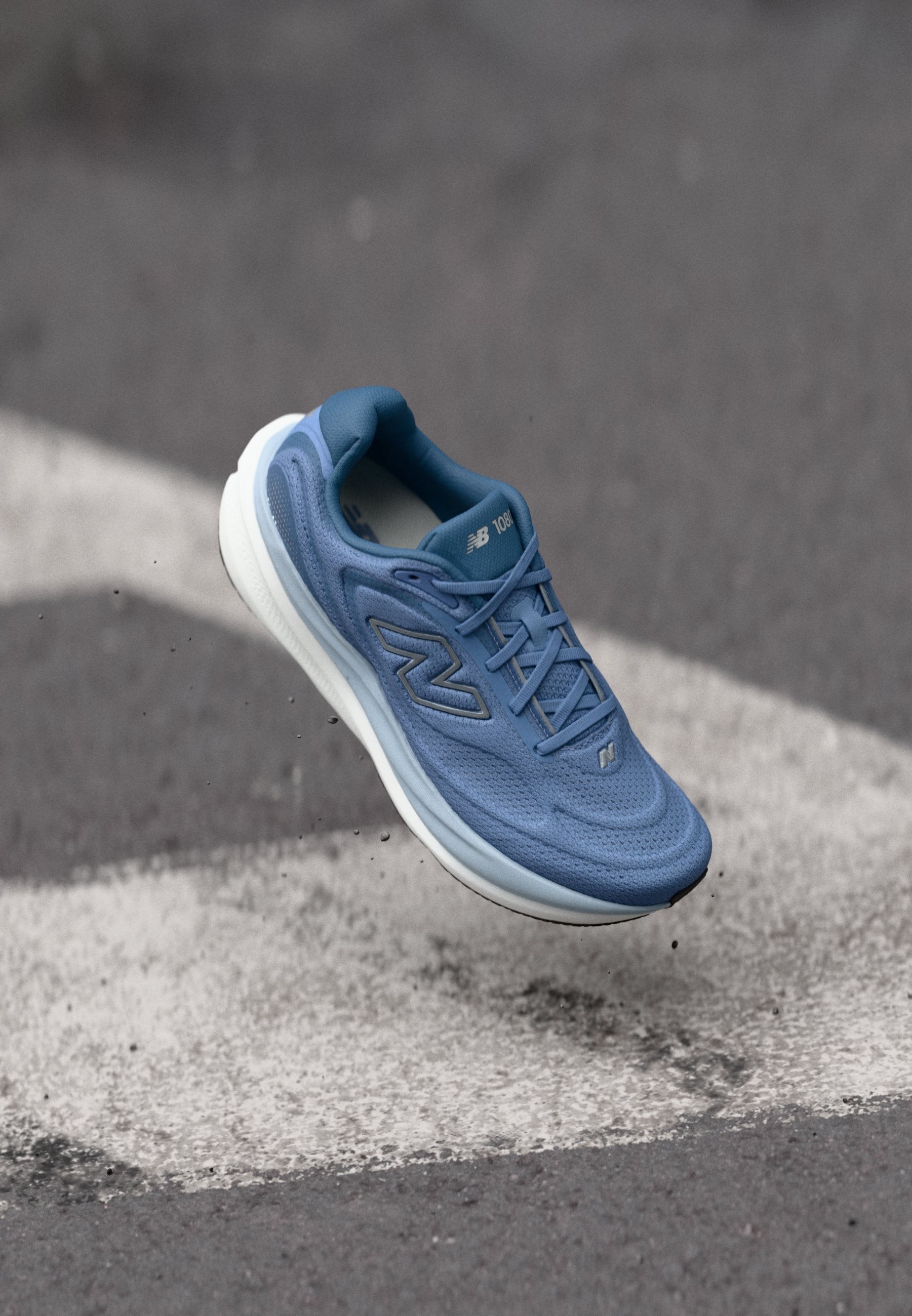 New Balance 1080V15 - Silniční běžecké boty - fairweather blue silver metallic