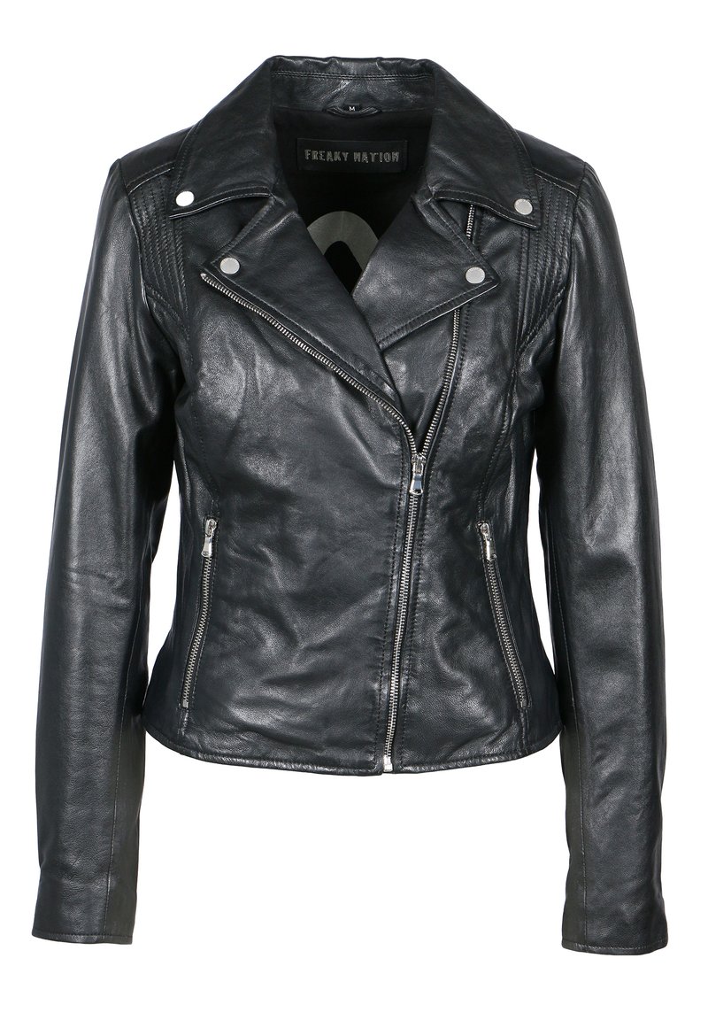 Freaky Nation SHORT TARJA - Giacca di pelle - black