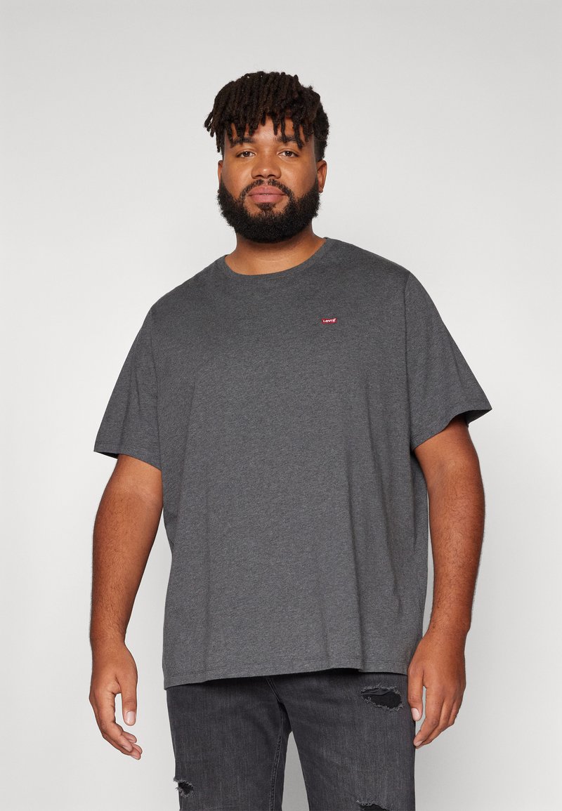 Levi's® Plus BIG ORIGINAL TEE - Jednoduché tričko - dark charcoal heather