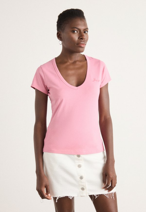 ESLANE - Print T-shirt - open purple