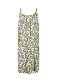 Zizzi MIDI-TRÄGER - Haljina od žerseja - oil green aop