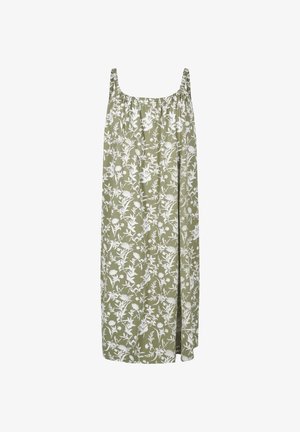 Zizzi MIDI-TRÄGER - Haljina od žerseja - oil green aop