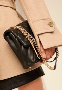 Lipsy REGULAR FIT - COLLARLESS BELTED SMART - Īss mētelis - beige