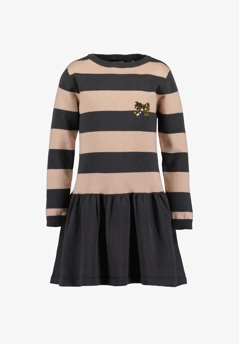 Blue Seven SWAN - Strickkleid - grau